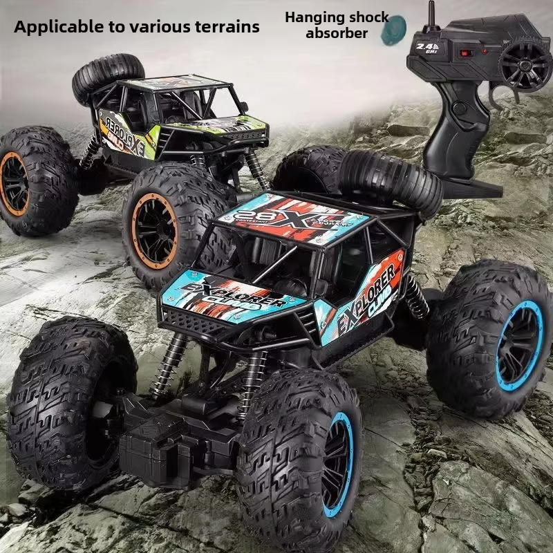 2.4GHz Battery Operated Off-Road RC Stunt Car – Remote Control Cross Country Vehicle Toy for Kids & Boys 2.4GHz Battery Operated Off-Road RC Stunt Car – Remote Control Cross Country Vehicle Toy for Kids & Boys